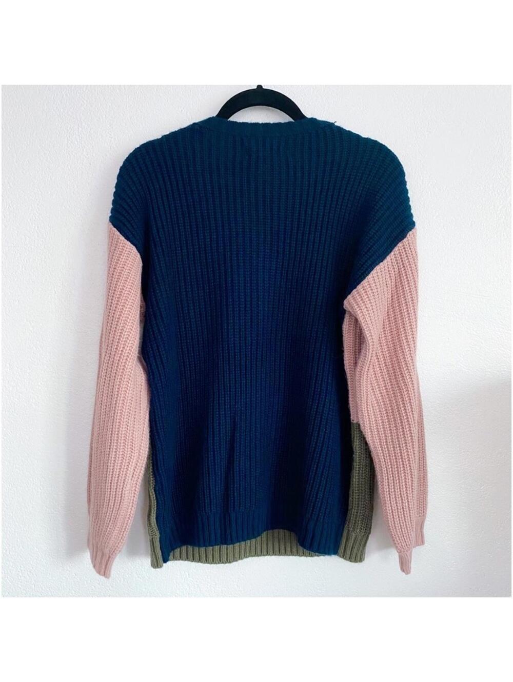 NWOT Treasure & Bond Nordstrom girls colorblock sweater- Size XL - Picture 2 of 4